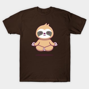 Cute Sloth Yoga T-Shirt